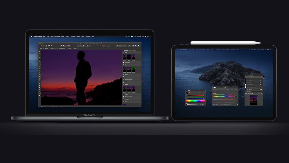 hai màn hình MacBook Pro 13 2020