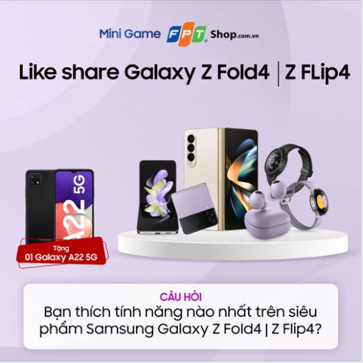 Minigame Galaxy Z Fold4 & Z Flip4